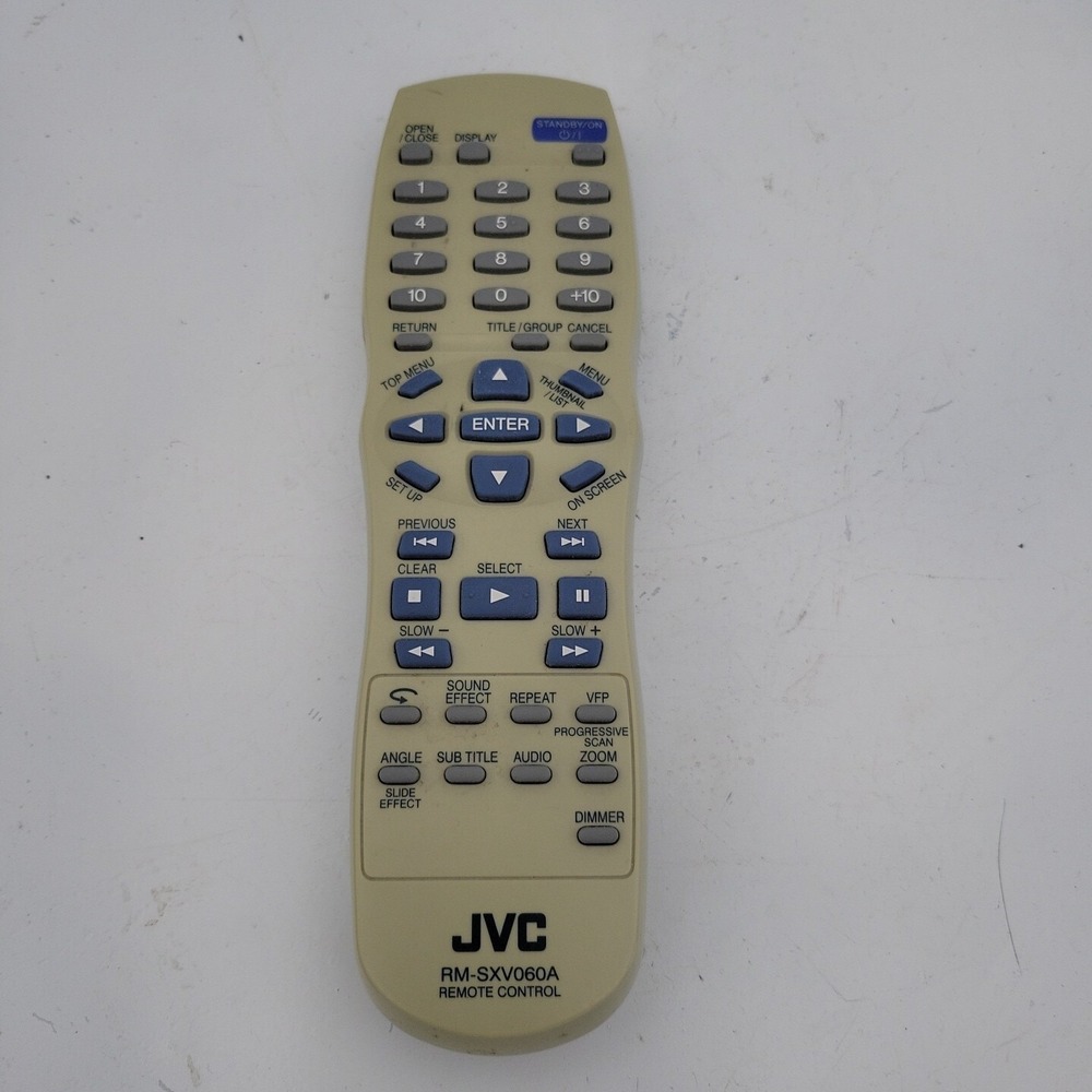 JVC RM-SXV060A Remote Control for XVN310B XVN312S DVD Players